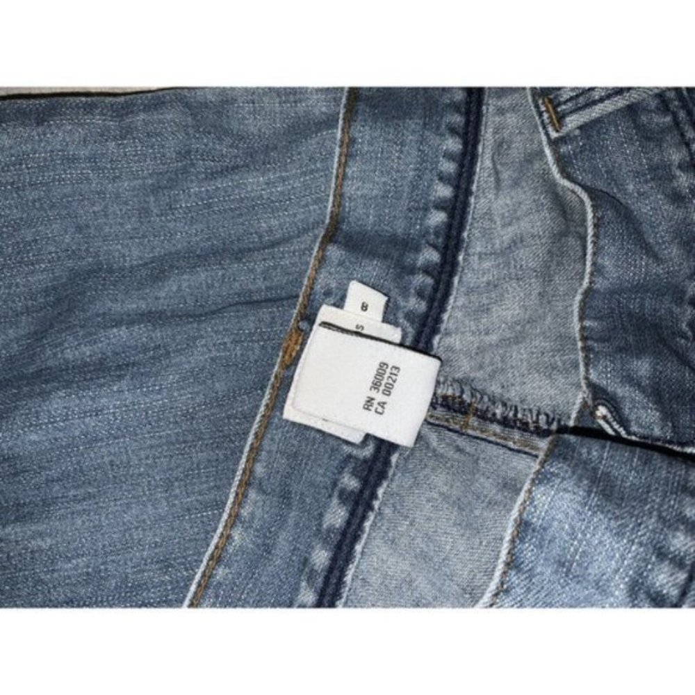 Calvin Klein Jeans Rear Flap Pocket Women's Size 8 Boot Cut Light Denim Pants - Picture 4 of 5